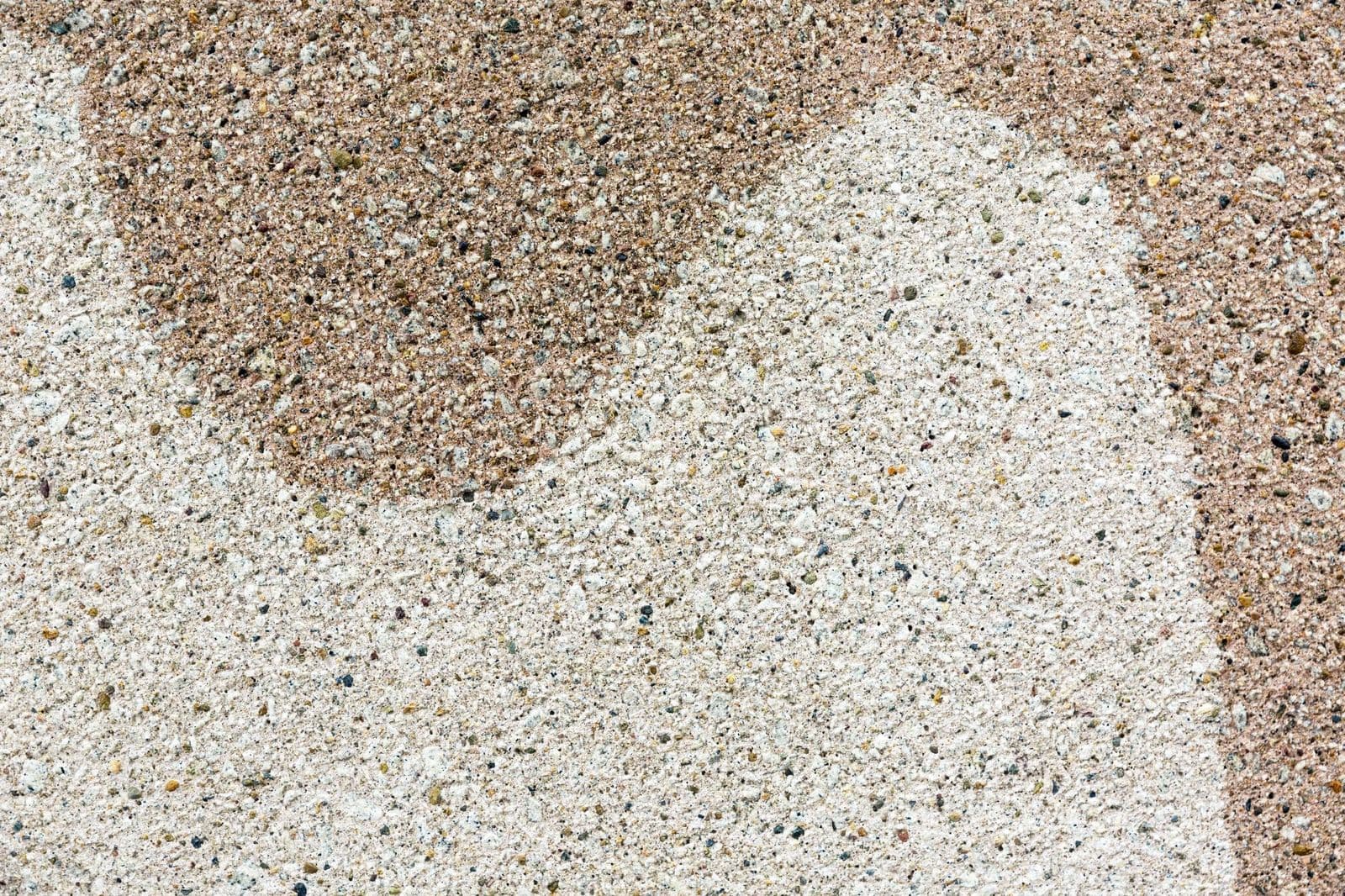 Close-up of a colored quartz epoxy floor texture